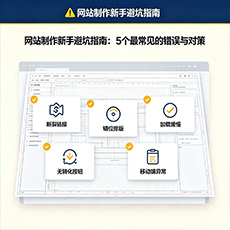 黄冈建站-网站制作新手避坑指南:5个最常见的错误与对策