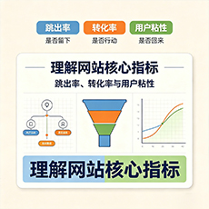 黄冈建站-理解网站核心指标：跳出率、转化率与用户粘性