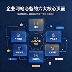 黄冈建站-企业网站必备的六大核心页面